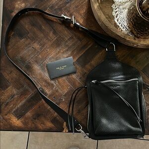 rag & bone Elliot Sling Pack BLACK